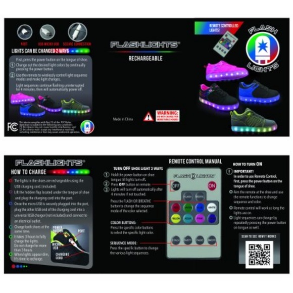 Flashlights Girls' Light Up Skate Shoe - Picture 3 of 8